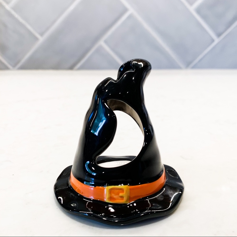 🚨 LAST CHANCE. CLOSING 9.16🚨 Halloween Witch Hat Candle HolderTea Light Votive